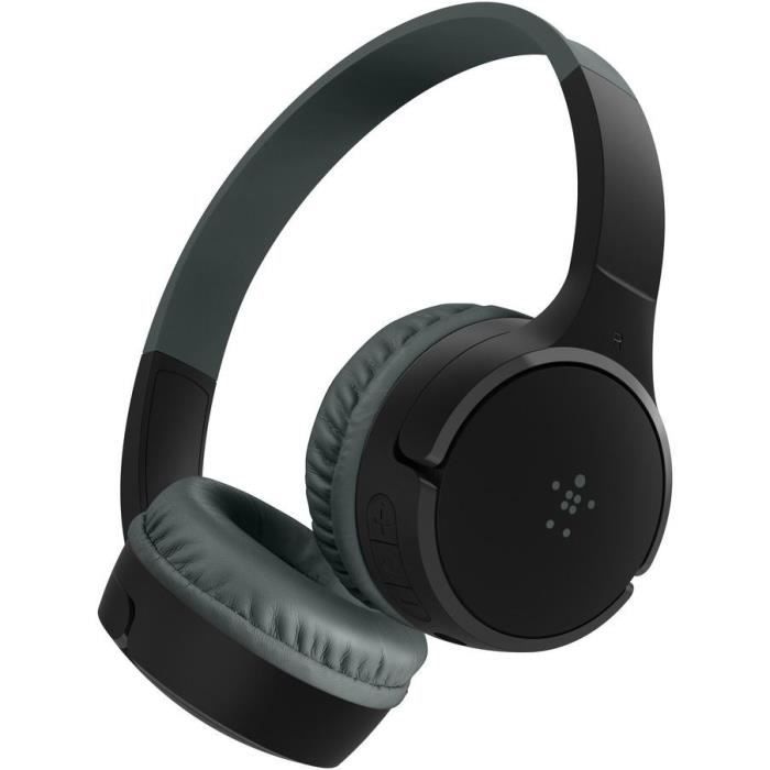 BELKIN SOUNDFORM™ Mini - Casque audio sans fil circum-aural pour enfants - Bluetooth - Noir