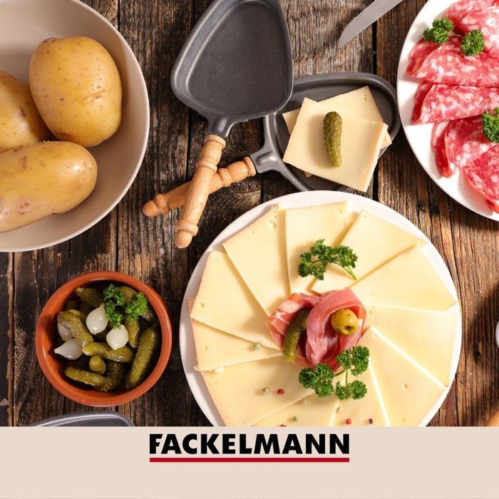 Image secondaire de Duo Presse-purée à levier et fourchette 3 dents - FACKELMANN - Pour pommes de terre