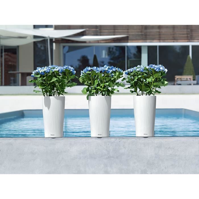 Image secondaire de Jardiniere - Cilindro color 32 - Kit complet - Blanc - 13 L - LECHUZA