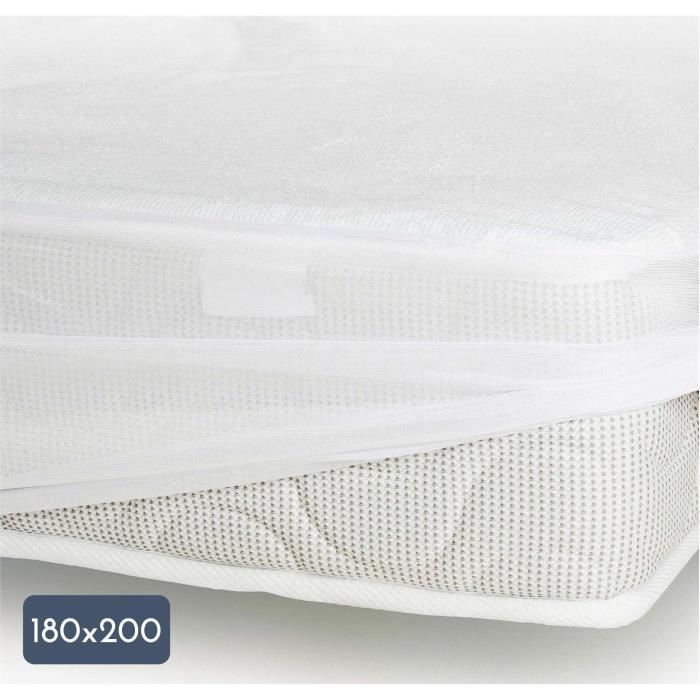 Coprimaterasso - 180 x 200 cm x 25 cm - 100% cotone - 170 G/M2 - LOVELY HOME