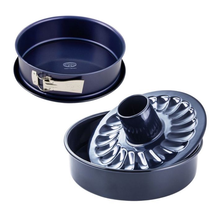Moule à charnière et moule à savarin fond amovible - DR OETKER - Back Liebe - 26 et 28 cm