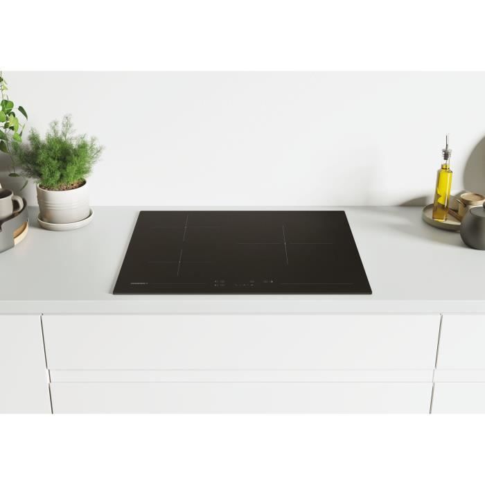 Image secondaire de Table de cuisson vitrocéramique - ROSIERES - 3 feux - 5500 W - Commandes tactiles - 59 x 52 cm - RKD73CT