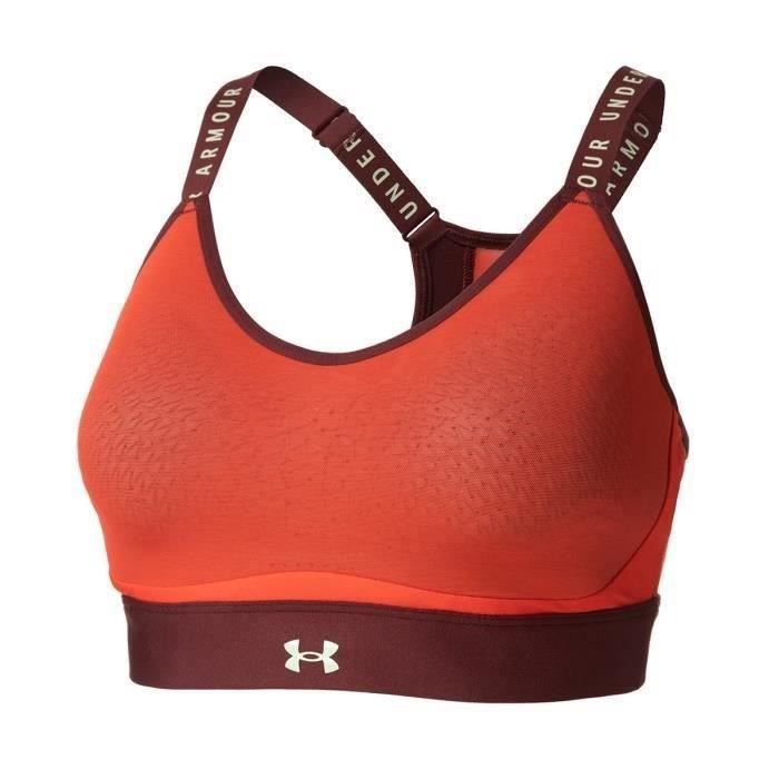 Brassiere - Under Armour - Infinity - Light Support - Woman - Red