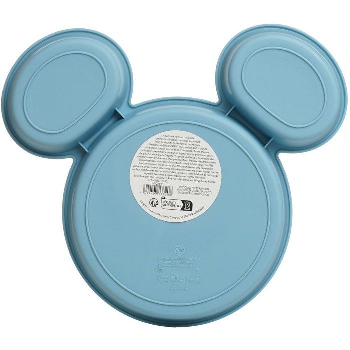 Image secondaire de Assiette Silhouette Mickey pour Repas Ludiques
