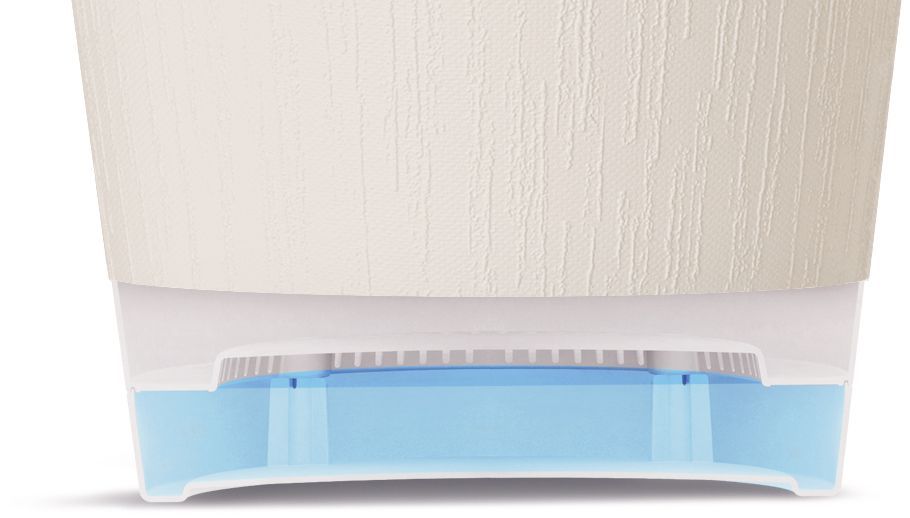 Image secondaire de Pot de Fleur Ethica 2L avec Réserve d'Eau - Blanc