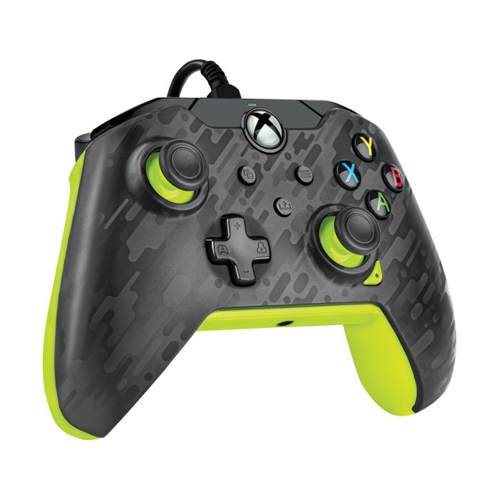Gamepad - PDP - MAN FIL XBOX - Cablato - Carbonio elettrico - Vibrazione Sì