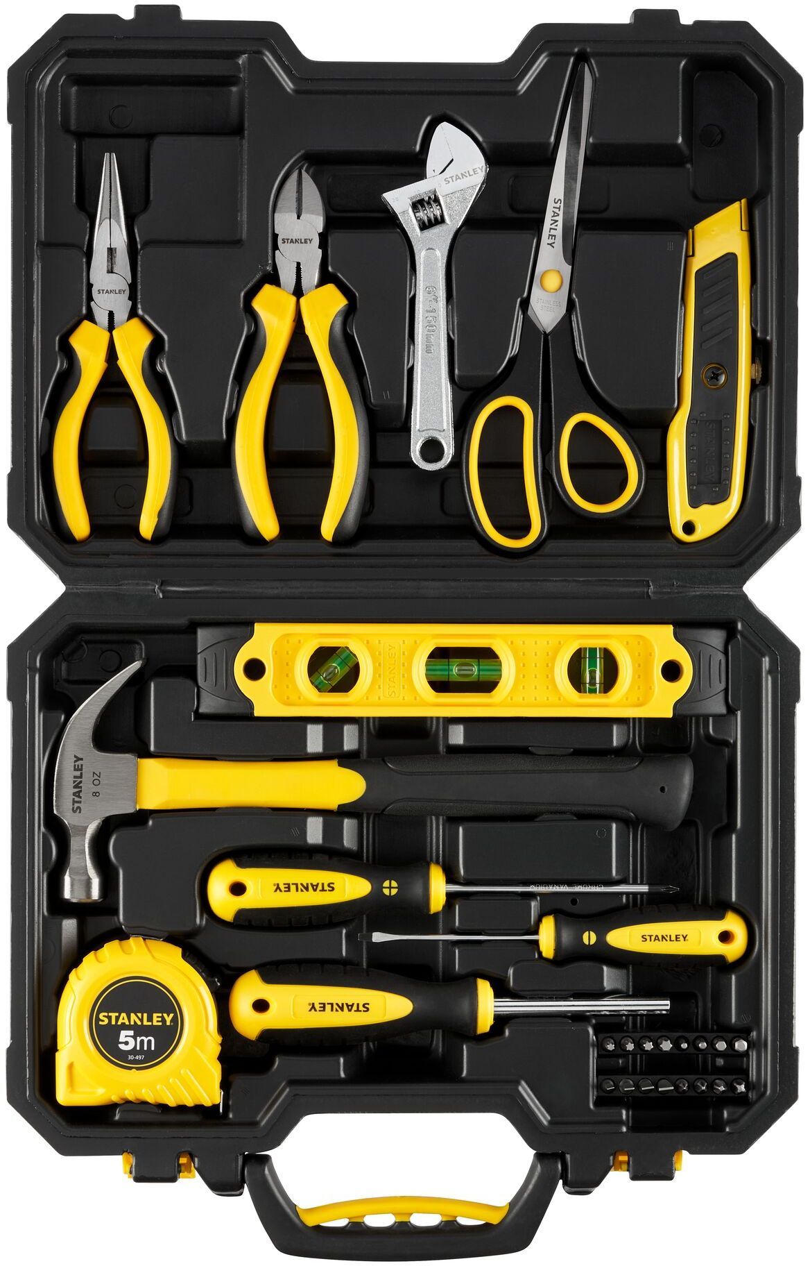 Image secondaire de Malette a outils 28 pieces - STANLEY - STHT78050-1 - Coffret plastique - Noir et jaune