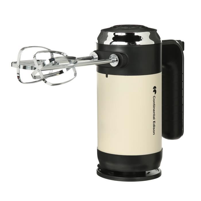 Batteur électrique CONTINENTAL EDISON CEBE350W - 350W - Batteur électrique - 350W - Ecran LCD - Blanc