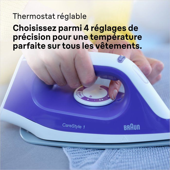 Image secondaire de Centrale Vapeur Braun CareStyle 1 - 2200W - Violet et Blanc