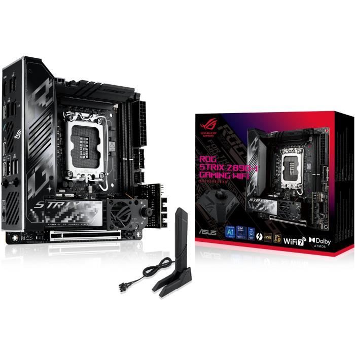 Carte mere - ASUS - ROG STRIX Z890-I GAMING WIFI - Intel Z890 LGA 1851 (Socket V1) mini ITX