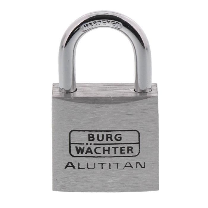 Set di 2 lucchetti - BURG WACHTER - DUO 770 30 SB - Alutitan 30 mm, doppia chiusura, antipicking