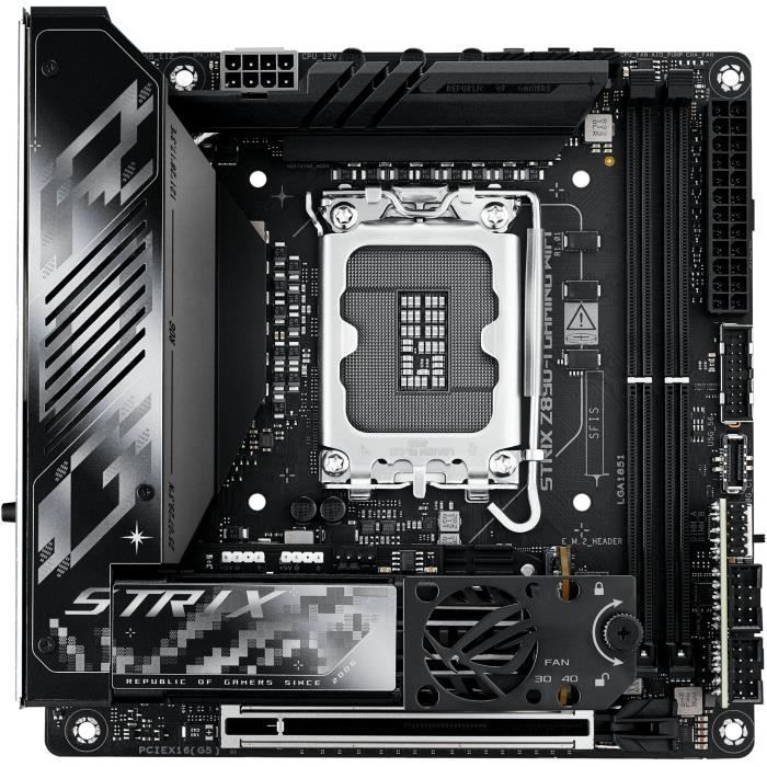 Image secondaire de Carte mere - ASUS - ROG STRIX Z890-I GAMING WIFI - Intel Z890 LGA 1851 (Socket V1) mini ITX