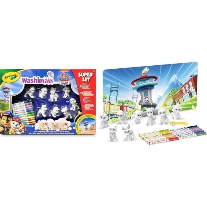 Image secondaire de Washimals - Mes animaux à colorier - CRAYOLA - Super Set 8 animaux Pat'Patrouille - Dès 3 ans