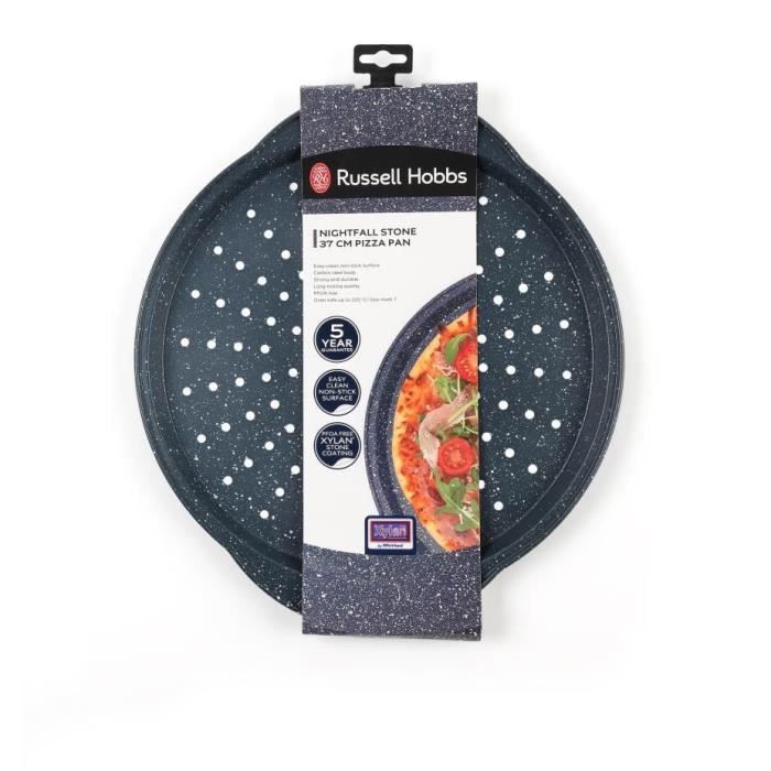RUSSELL HOBBS RH01003EU7 - Moule a pizza 37cm effet pierre