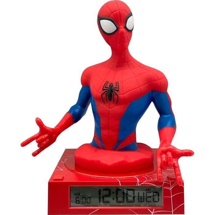 Image secondaire de Réveil figurine 3D Spiderman - KIDS LICENSING - SPD3621