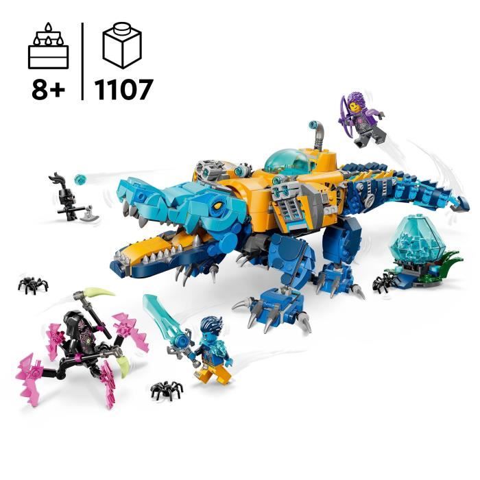 Image secondaire de LEGO DREAMZzz Sous-Marin Crocodile 2-en-1 avec Minifigurines