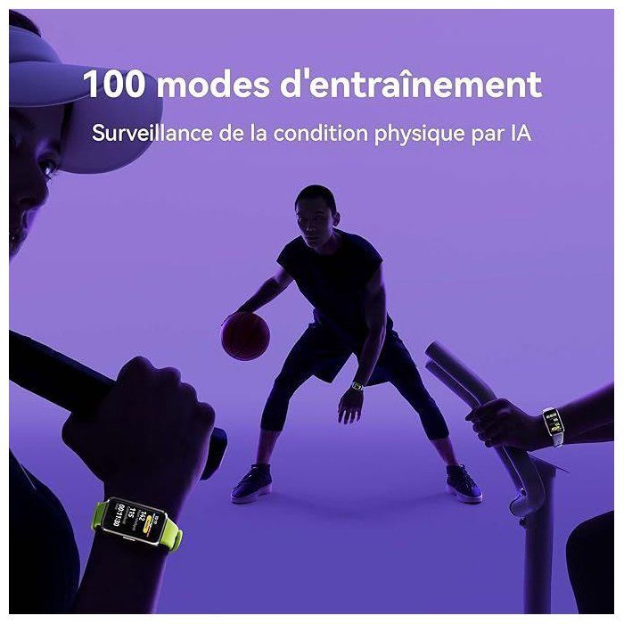 Pulsera inteligente HUAWEI BAND 10 negra tamaño único material plástico uso seguimiento de actividad y salud