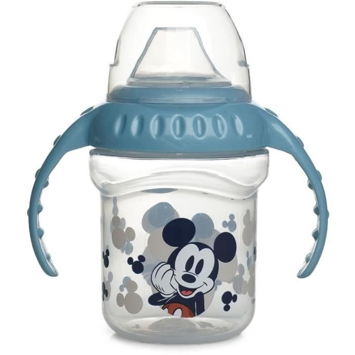 Tasse a poign�e - THERMOBABY - Sippy 250 ml - Bec silicone - Anti-fuites - Mickey Cool