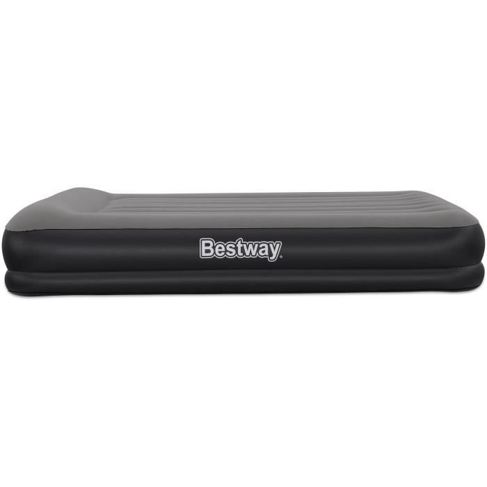 Image secondaire de Matelas gonflable - BESTWAY - 671BU - Tritech Queen - 2 places, pompe USB intégrée, 2,03 m x 1,52 m x 36 cm