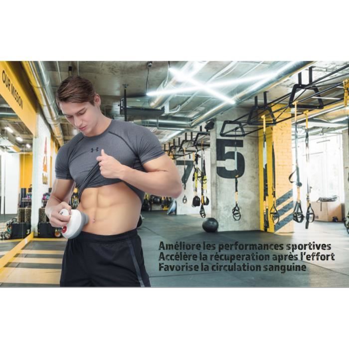 OSCARE GM001 - Appareil de massage par percussion - Récupération et renforcement musculaire - Intensité reglable - Waterproof