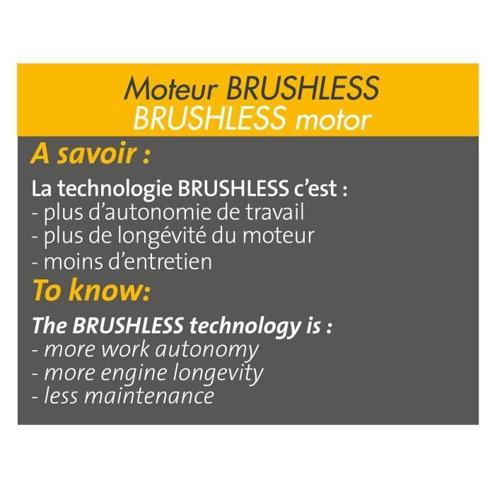 PEUGEOT Scie circulaire -Brushless - Energysaw - C18VBL - 165mm - 18 V - Vitesse de rotation 4200 tr/mn