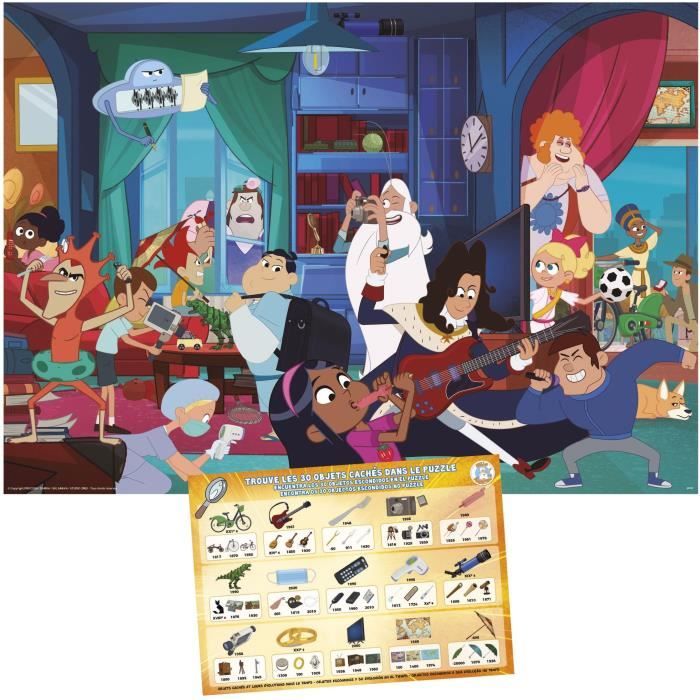 Image secondaire de Puzzle - EDUCA - Il était une fois... Ces drôles d´objets - 150 pieces