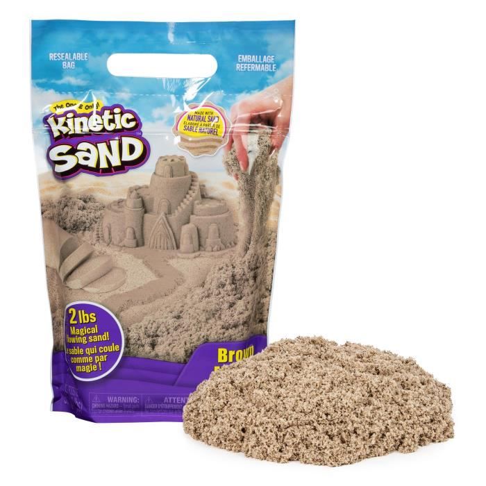 Kinetic Sand - Recharge Sable Naturel - 907 grammes - Des 3 ans