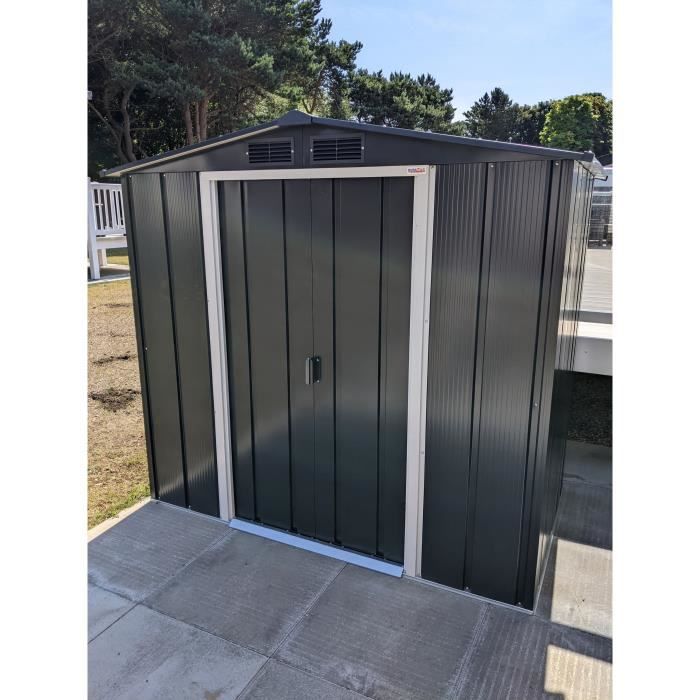 Image secondaire de Abri de jardin en métal DURAMAX 2,47 m² - Anthracite