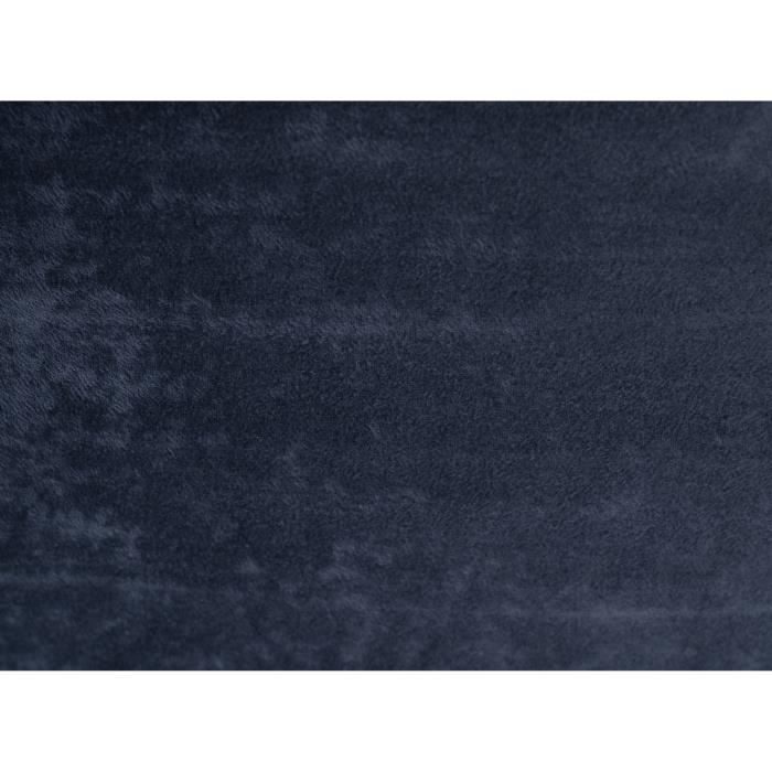 Tete de lit HERA - Tissu Bleu Marine - Pour couchage 140 et 160 - 165 x 120 cm