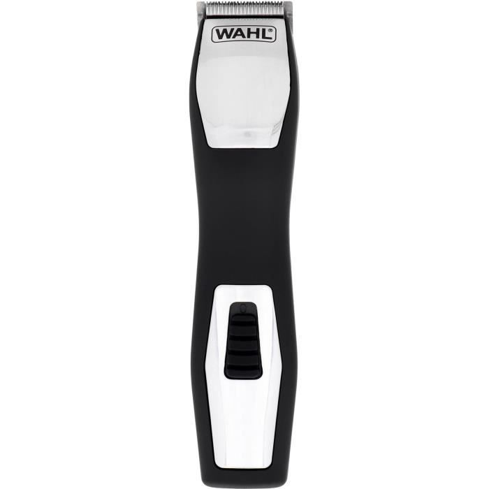 Recortadora de barba - WAHL - GROOMSMAN PRO - 2.4 V - 6 peines - Duraci�n de la bater�a: 60 min - Negro / Plateado