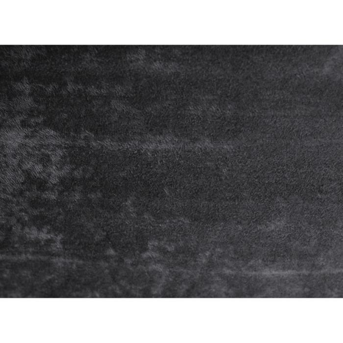 Tete de lit HERA - Velours Gris Vison - Pour couchage 140 / 160 ou 180 - 185 x 120 cm