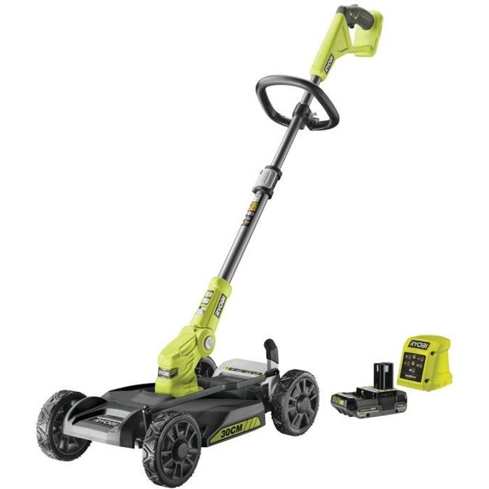 Cortac�sped autopropulsado RYOBI RY18LMC30A-120 - 18V - Ancho de corte 30cm - Funci�n mulching - Bater�a de litio + cargador suministrado