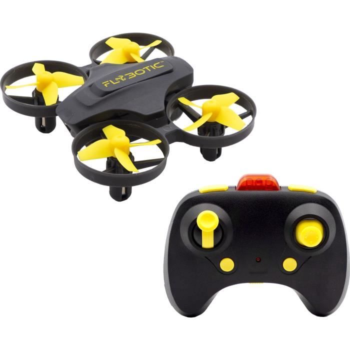 Dron teledirigido - FLYBOTIC - TECH DRONE - Alta tecnolog�a 360� - 4 h�lices - Alcance 8 m - A partir de 8 a�os
