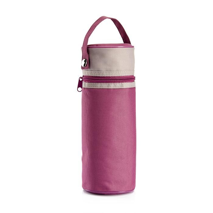 PORTA BOTTIGLIA ISOLANTE THERMOBABY Rosa orchidea