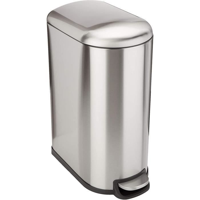 KITCHEN MOVE Pattumiera stretta da cucina - Acciaio - 40L FULLER