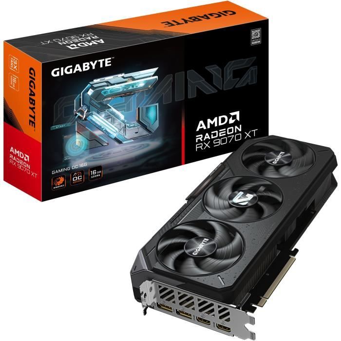 Graphics Card - GIGABYTE - Radeon RX 9070 XT GAMING OC - 16 GB