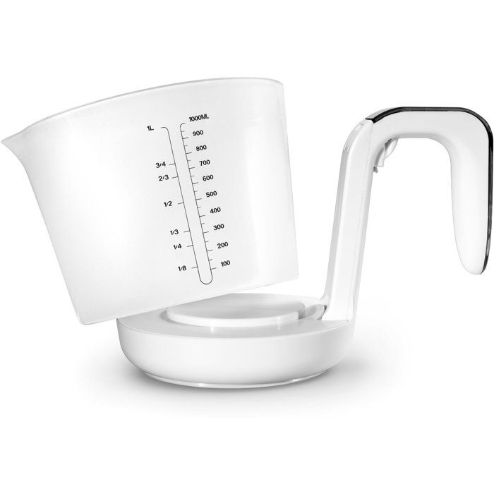 Image secondaire de Pichet Gradué Numérique ADE FRANCA - Balance et Gobelet Doseur en Verre/Synthétique