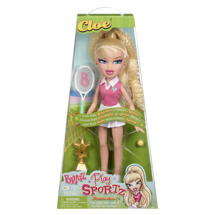 Image secondaire de Poupée Bratz Cloé - Mannequin Joueuse de Tennis avec Accessoires Sportifs
