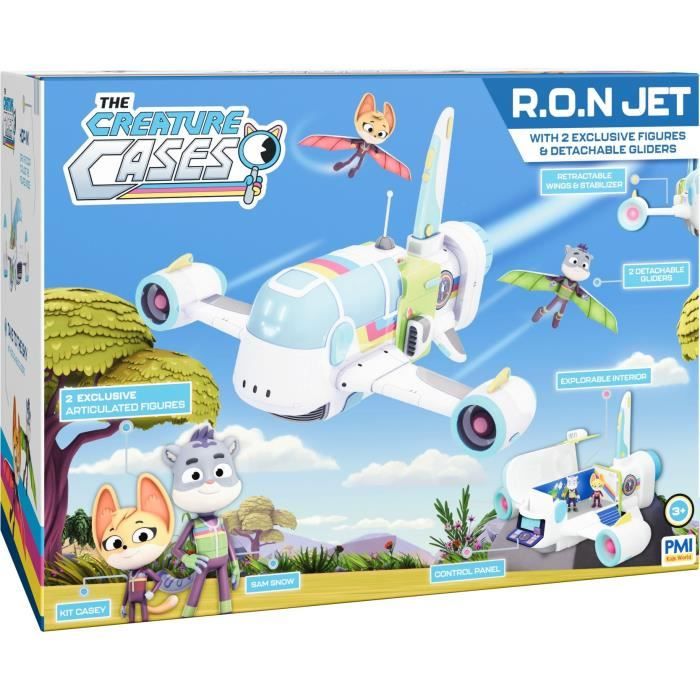 Image secondaire de Coffret Jet R.O.N des Enquêtes Sauvages - Figurine Miniature BANDAI