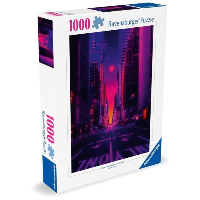 Image secondaire de Puzzle 1000 pieces : Les néons de New York