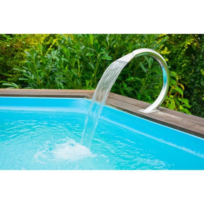 Cascade inox UBBINK Mamba shower pour tous types de piscine
