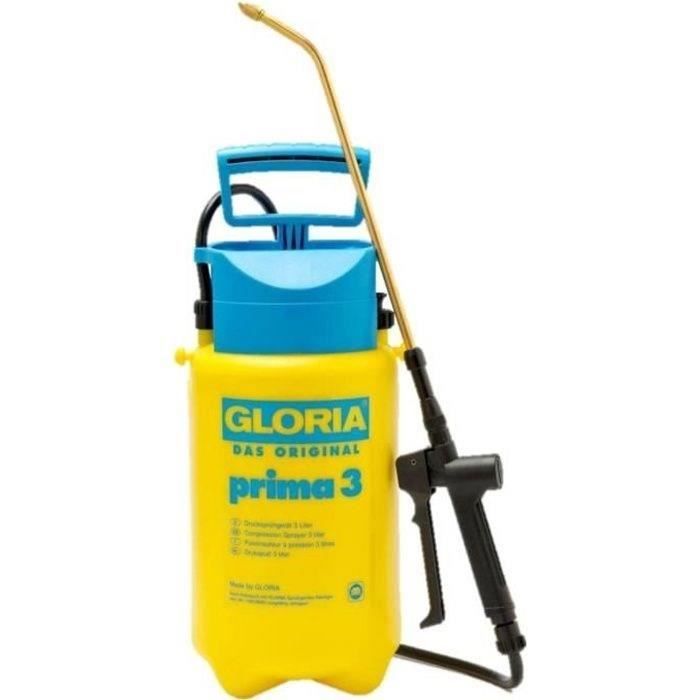 Atomizzatore GLORIA Gloria - Modello Prima 3 - Con lancia e cinghia - Serbatoio in polietilene - 3L per una pressione di 3 bar