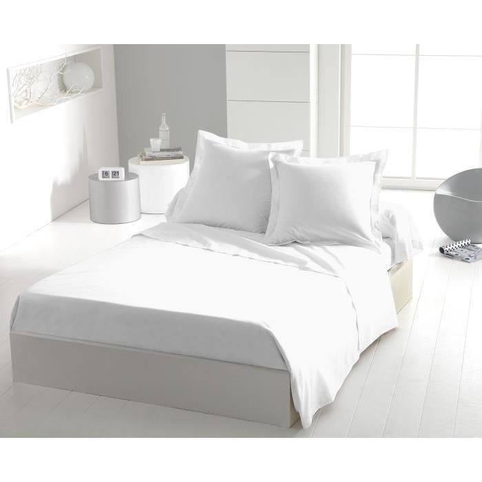 Flat sheet - HOME LINGE PASSION - 240 x 300 cm - White