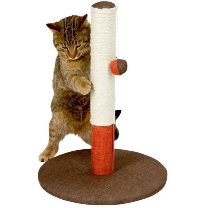 Image secondaire de KERBL - Poteau griffoir pour chat - Tronc  - 50cm - OPAL BASIC - Bordeaux/marron - Sisal