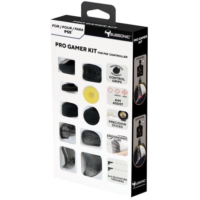 Image secondaire de Kit de customisation manette - SUBSONIC - Pro Gamer Pack - Accessoires e-sports - Pour manette PS5