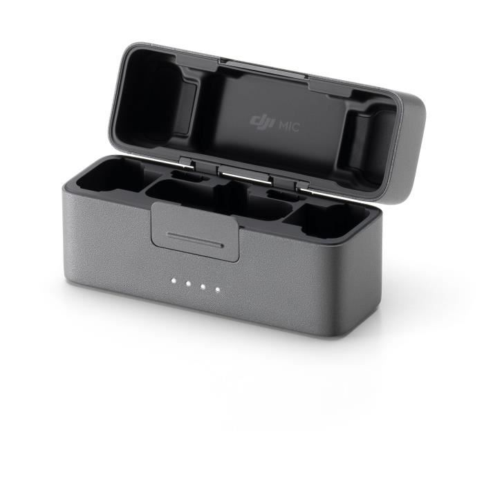 Boîtier de charge - DJI - Mic 2 - Autonomie jusqu'à 18 h - Connexion instantanée