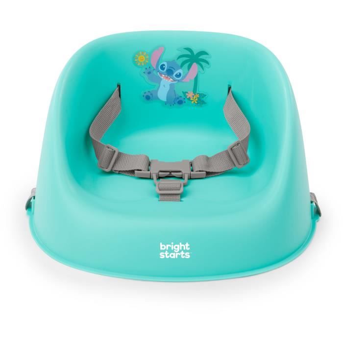 DISNEY BABY - STITCH - Rehausseur de chaise bébé évolutif de 6 mois a 3 ans, Universel, Harnais 3 points, Facile a nettoyer