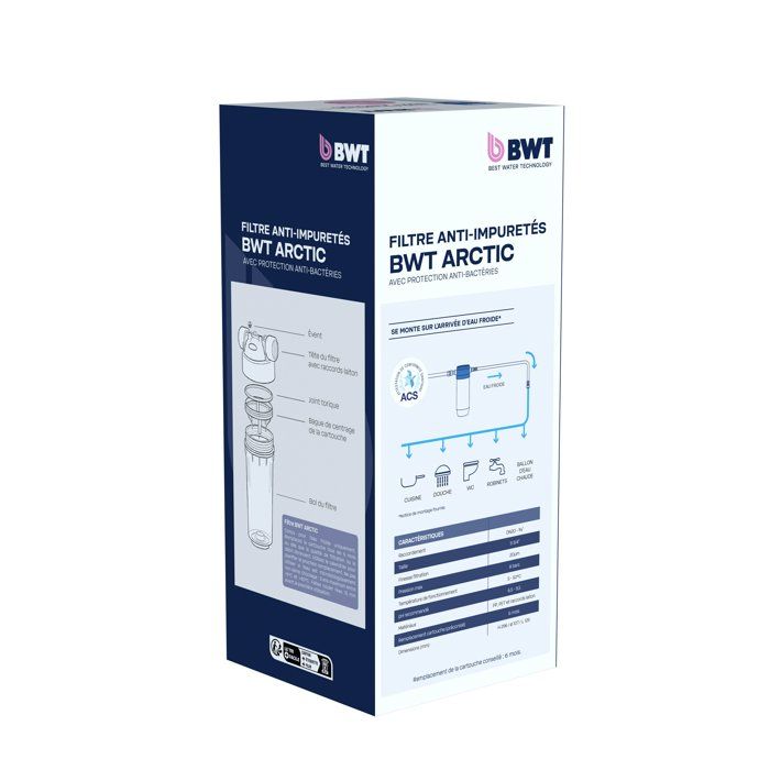 Image secondaire de Filtre Anti-Impuretés BWT ARCTIC 20 µm pour Eau Propre