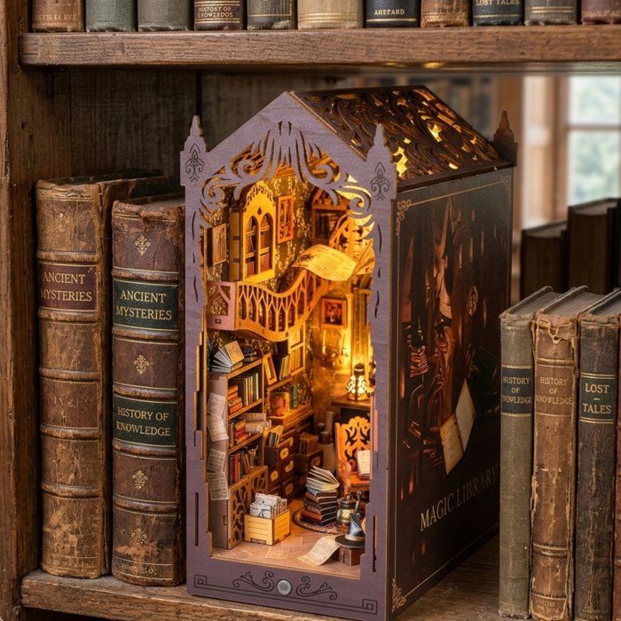 Image secondaire de Book Nook - Kit DIY Maquette 3D Serre Livre Librairie Magique