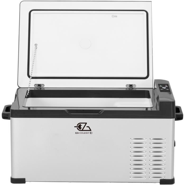 Image secondaire de Glaciere a compression - EZA - 25L - Refroidir/congeler - Prise allume-cigare - 12V / 24V / 220V - Gris